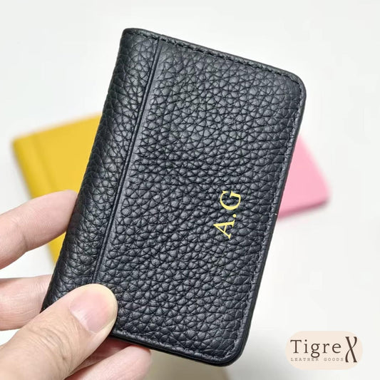 Leather Card Holder – Personalized Etsy