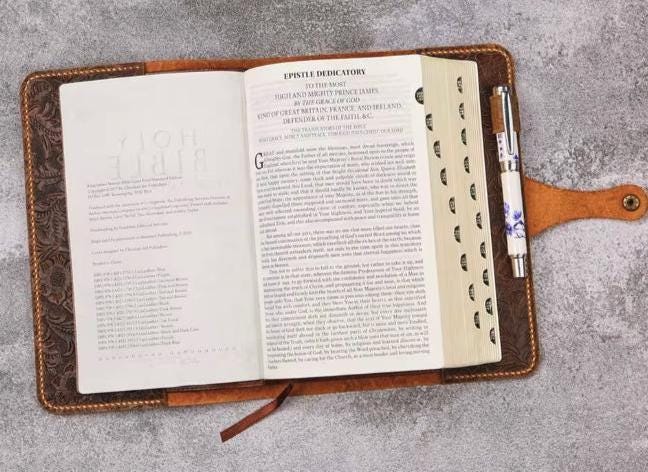 Custom Leather Bible Cover Etsy