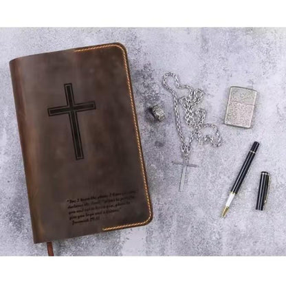 Personalized Leather Bible Cover Etsy