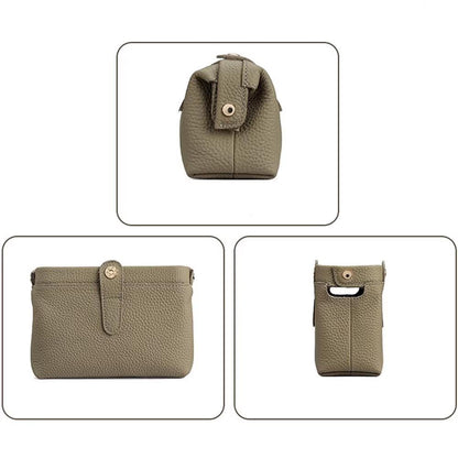 Personalized Leather Cosmetic Bag, Large Capacity Makeup Travel Case, Custom Engraved Cowhide Toiletry Bag, Luxury Bridesmaid Gift for Her - Tigre X Studio