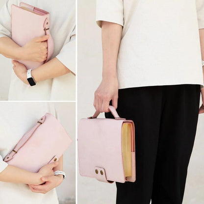 Personalized Pink Leather Bible Cover for Women, KJV Bible Case with Handle, Custom Engraved Christian Gift, Handmade & Hand Stitched Etsy