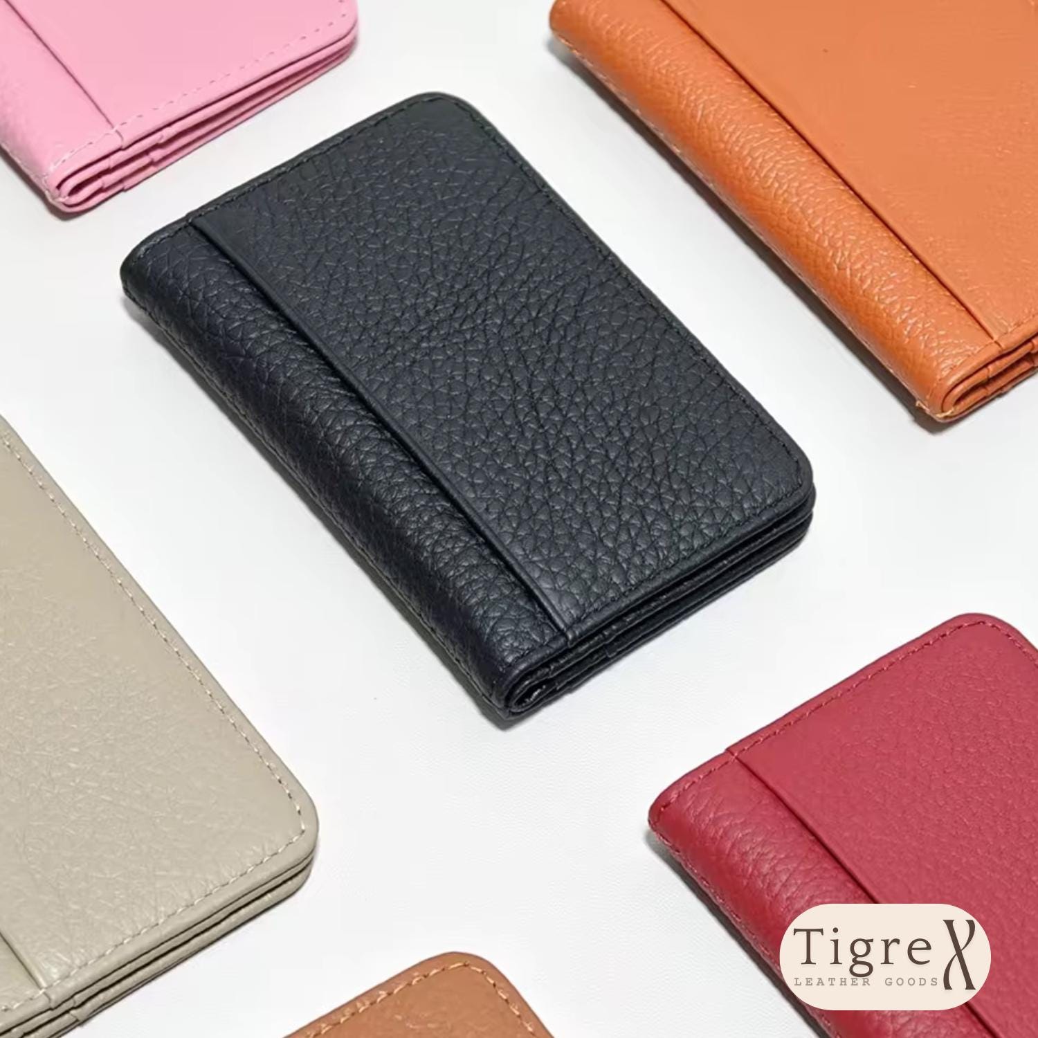 Leather Card Holder – Personalized Etsy