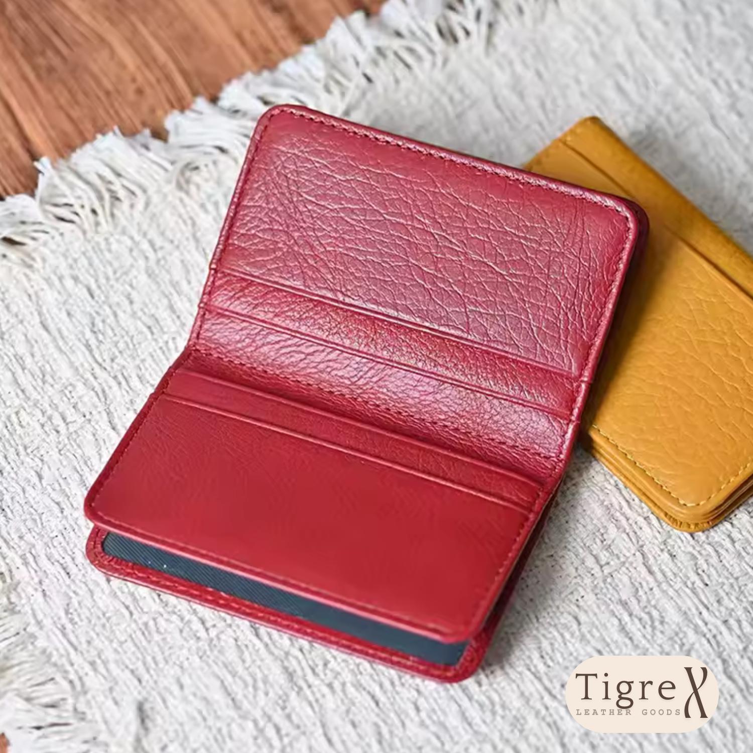 Leather Card Holder – Personalized Etsy