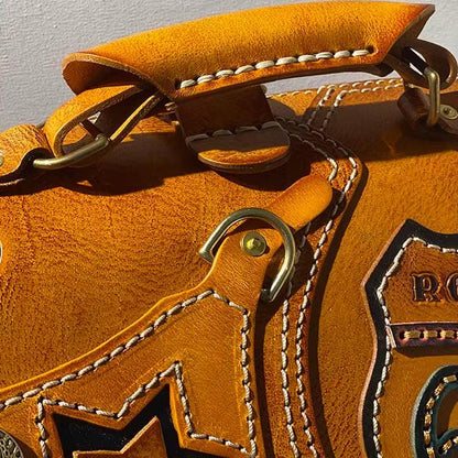 Leather Biker Backpack – Route 66 Etsy