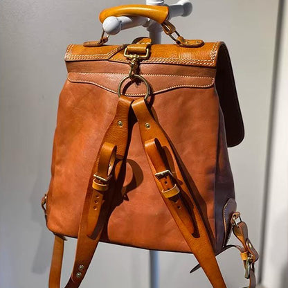 Leather Biker Backpack – Route 66 Etsy