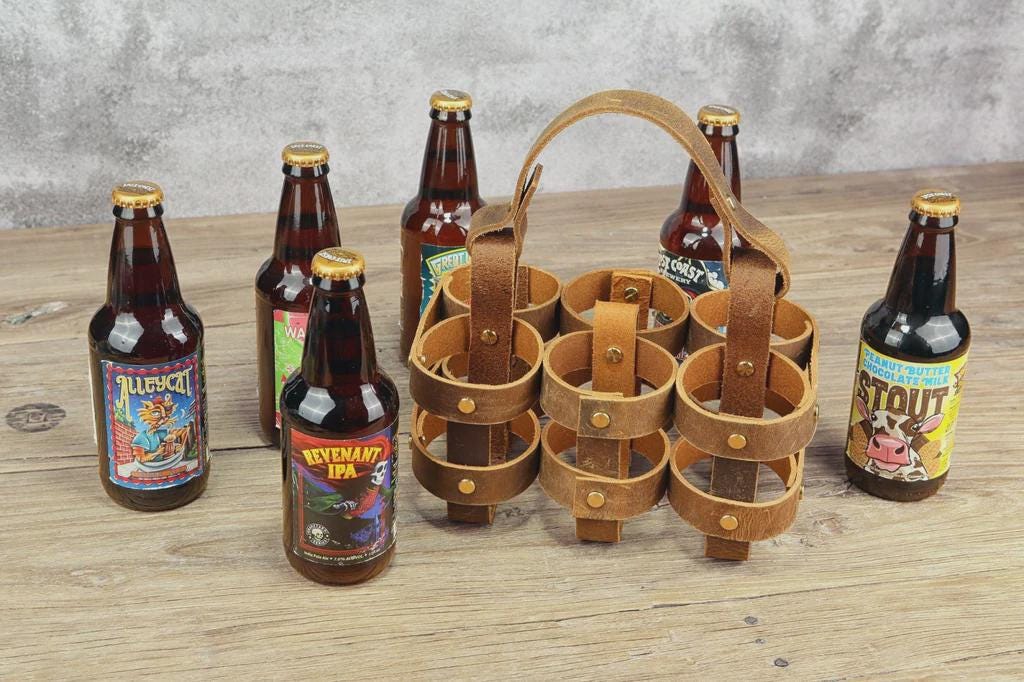 Leather Beer Holster - Tigre X Studio