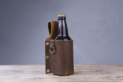 Leather Beer Holster - Tigre X Studio