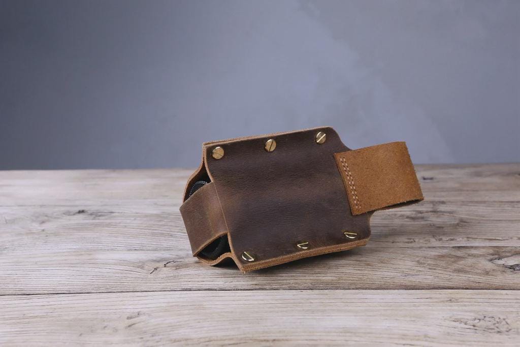 Leather Beer Holster - Tigre X Studio