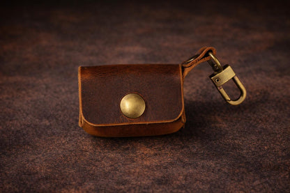 Leather Dice Pouch with Brass Dice Tigre X Studio