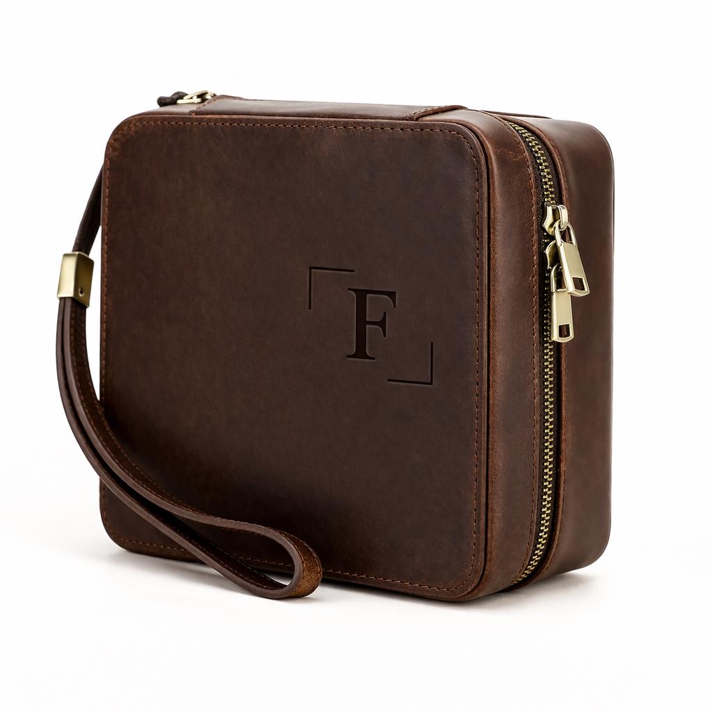 Genuine Leather Travel Watch and Jewelry Organizer Case Etsy